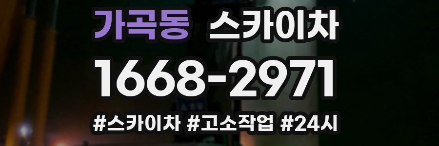 가곡동 스카이차