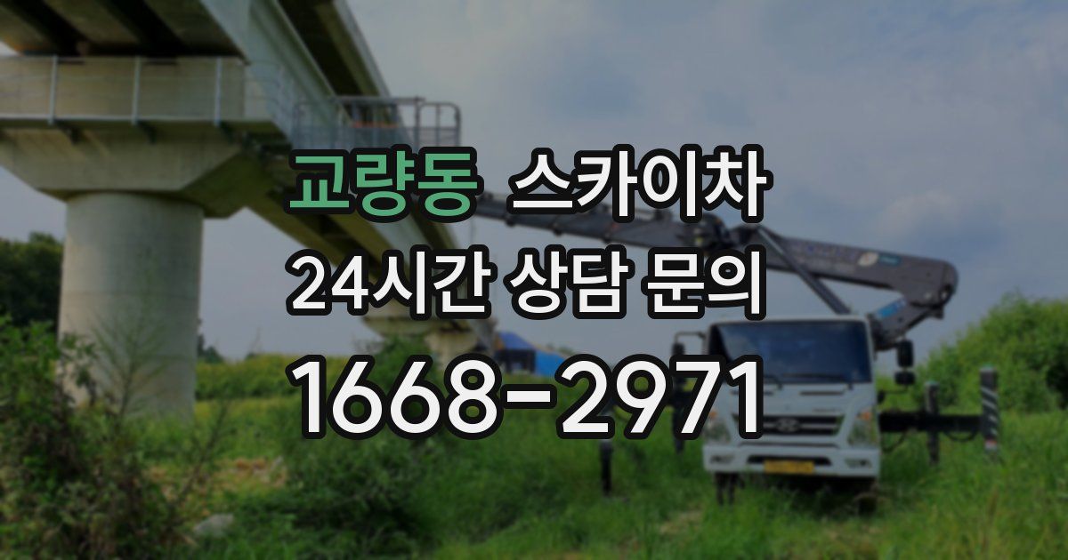 교량동 스카이차