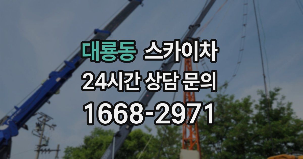 대룡동 스카이차