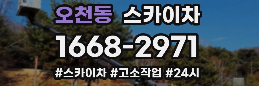 오천동 스카이차