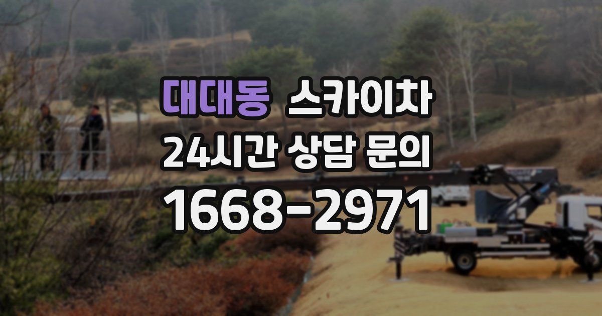 대대동 스카이차
