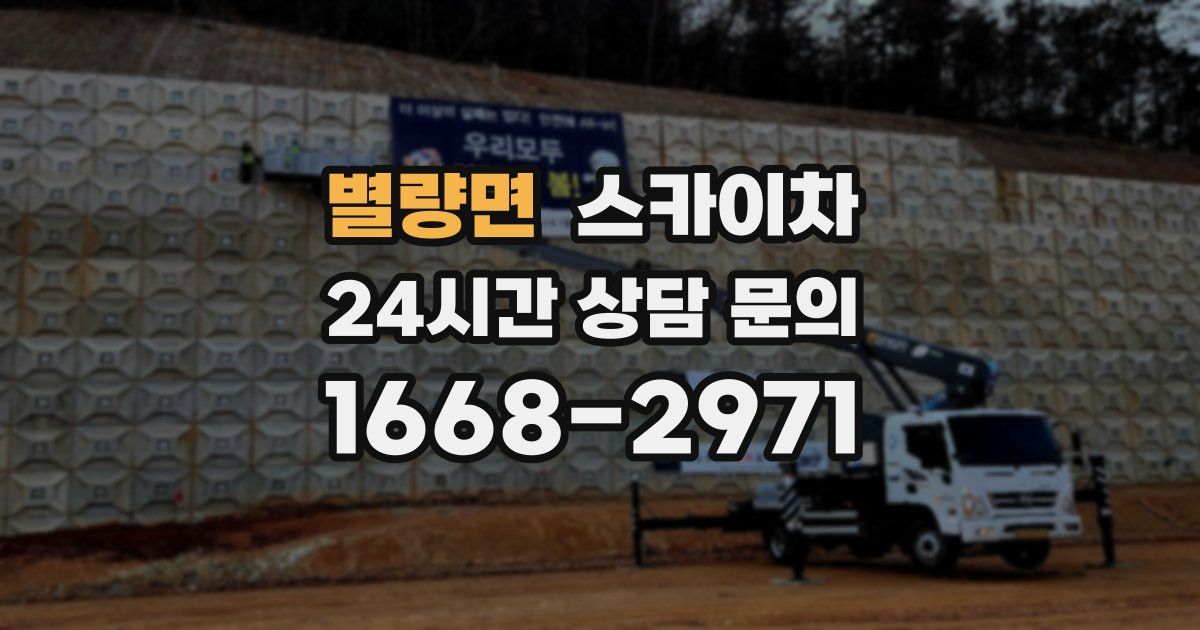 별량면 스카이차