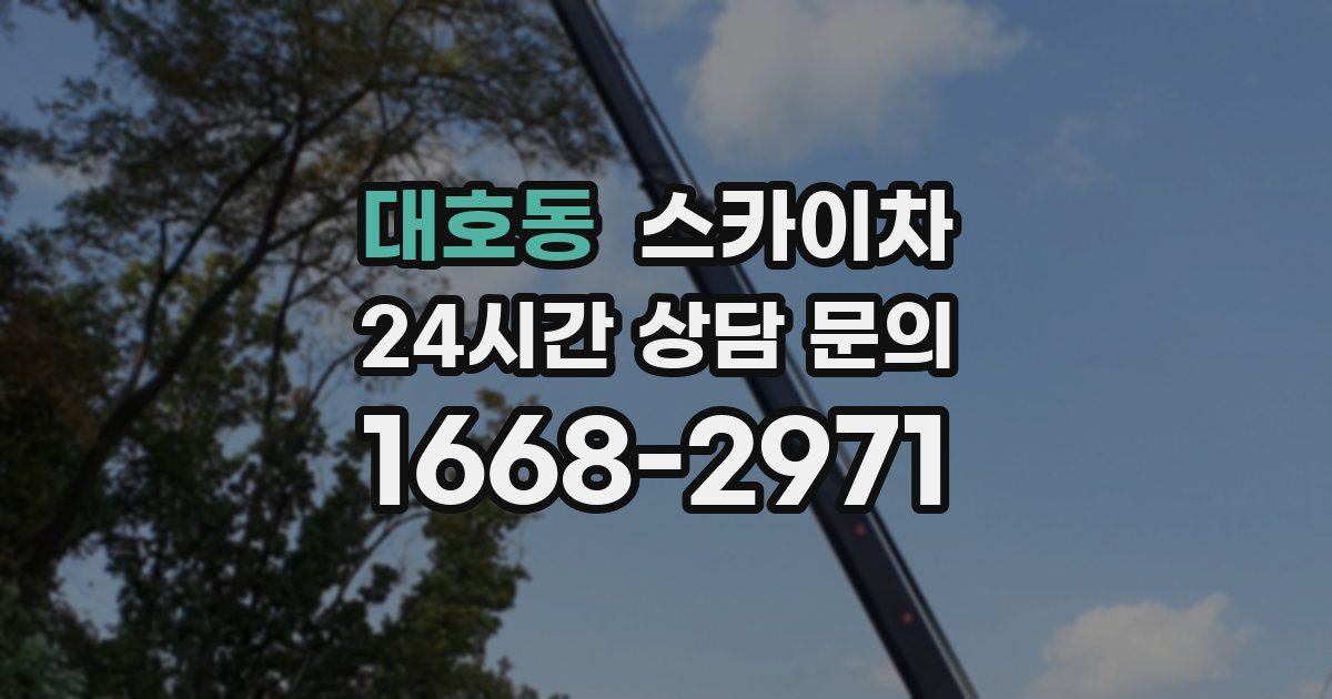 대호동 스카이차
