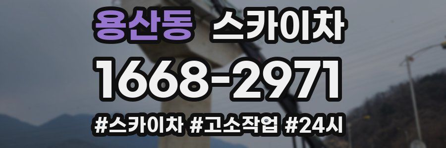용산동 스카이차