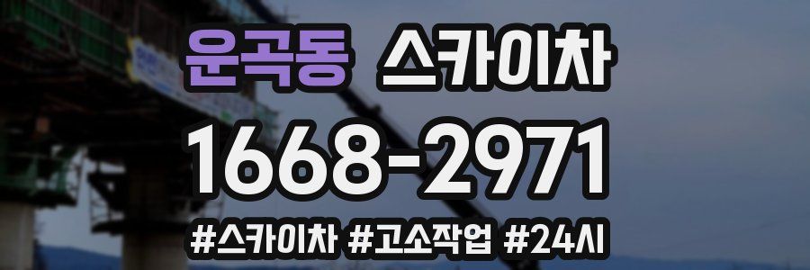 운곡동 스카이차