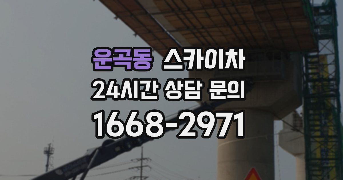 운곡동 스카이차
