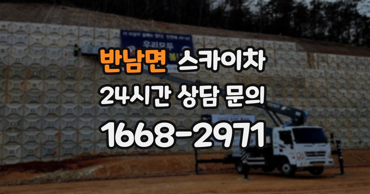 반남면 스카이차