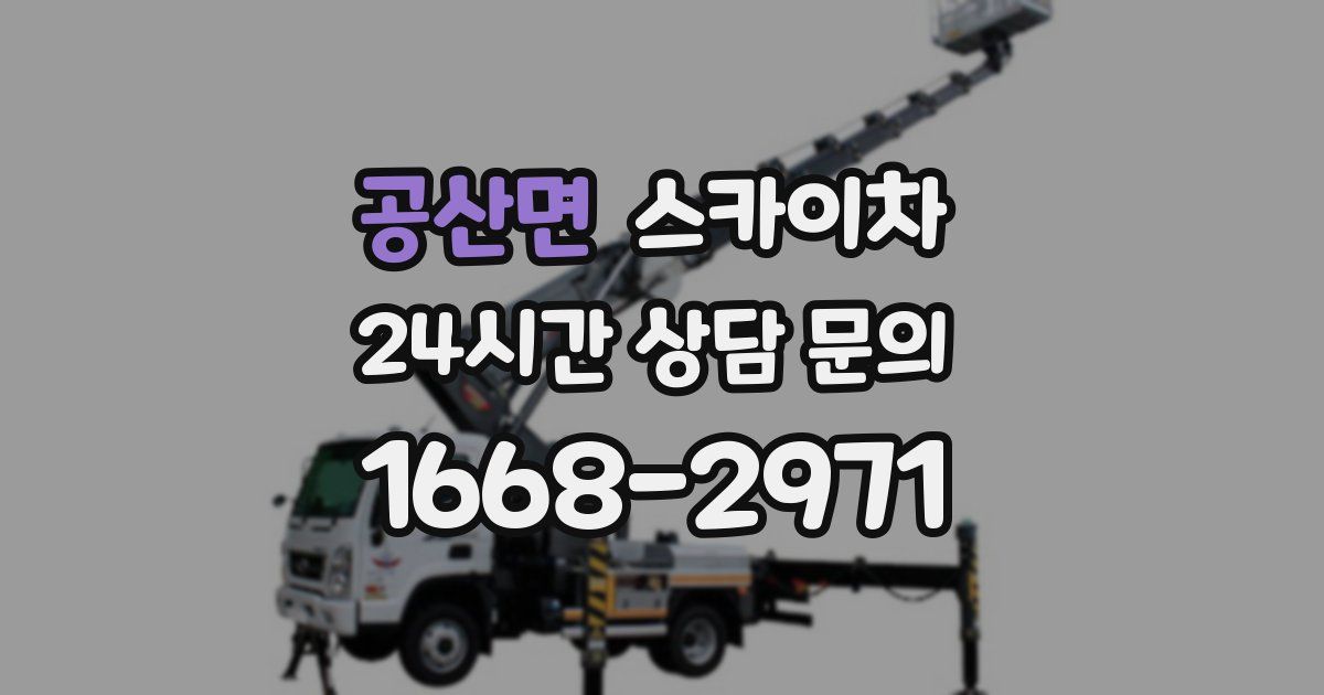 공산면 스카이차