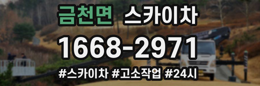 금천면 스카이차