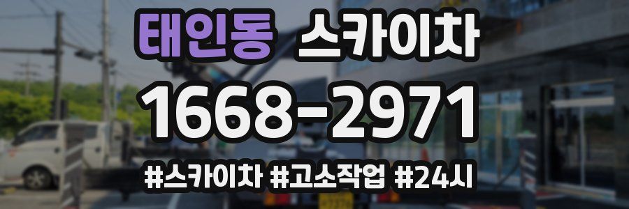 태인동 스카이차