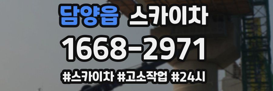 담양읍 스카이차