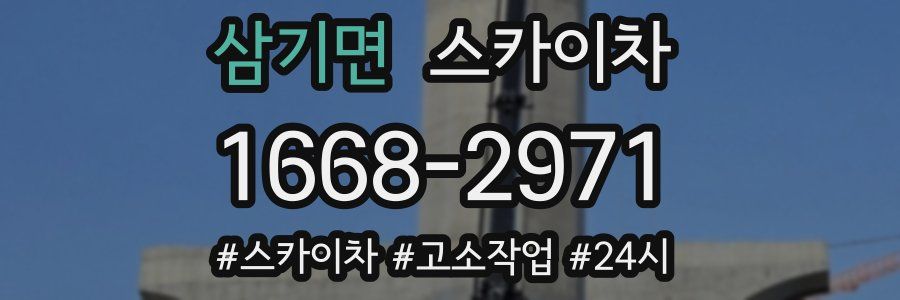 삼기면 스카이차