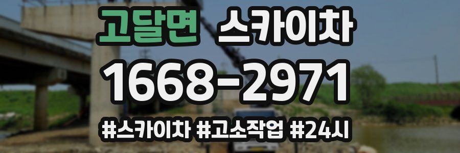 고달면 스카이차