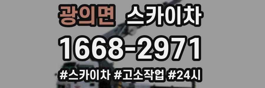광의면 스카이차
