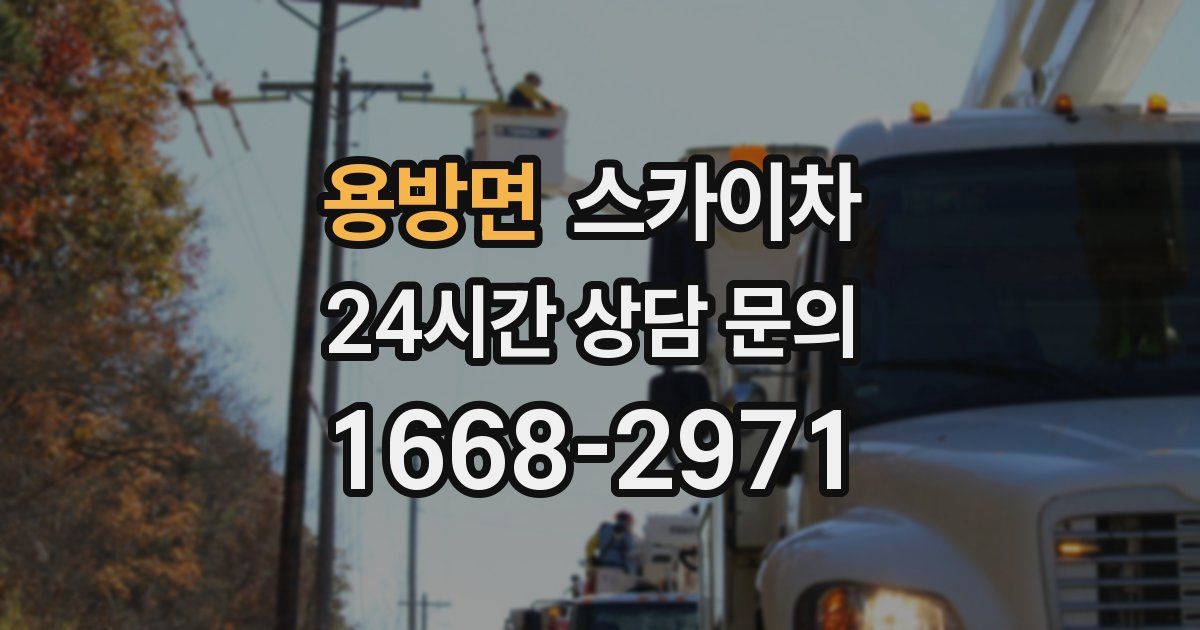 용방면 스카이차
