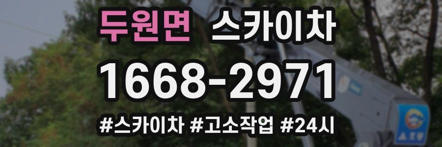 두원면 스카이차