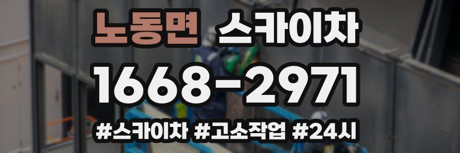 노동면 스카이차
