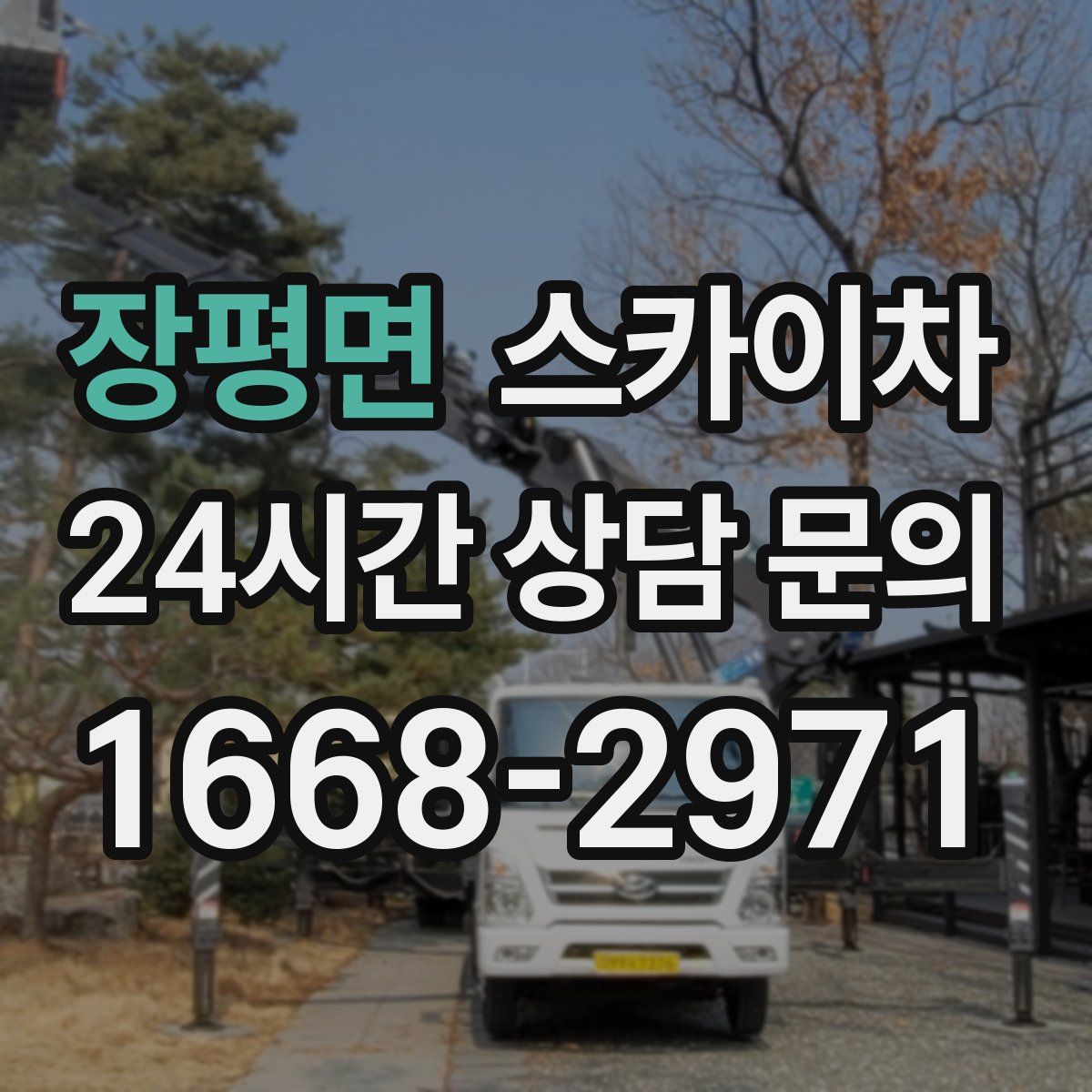 장평면 스카이차