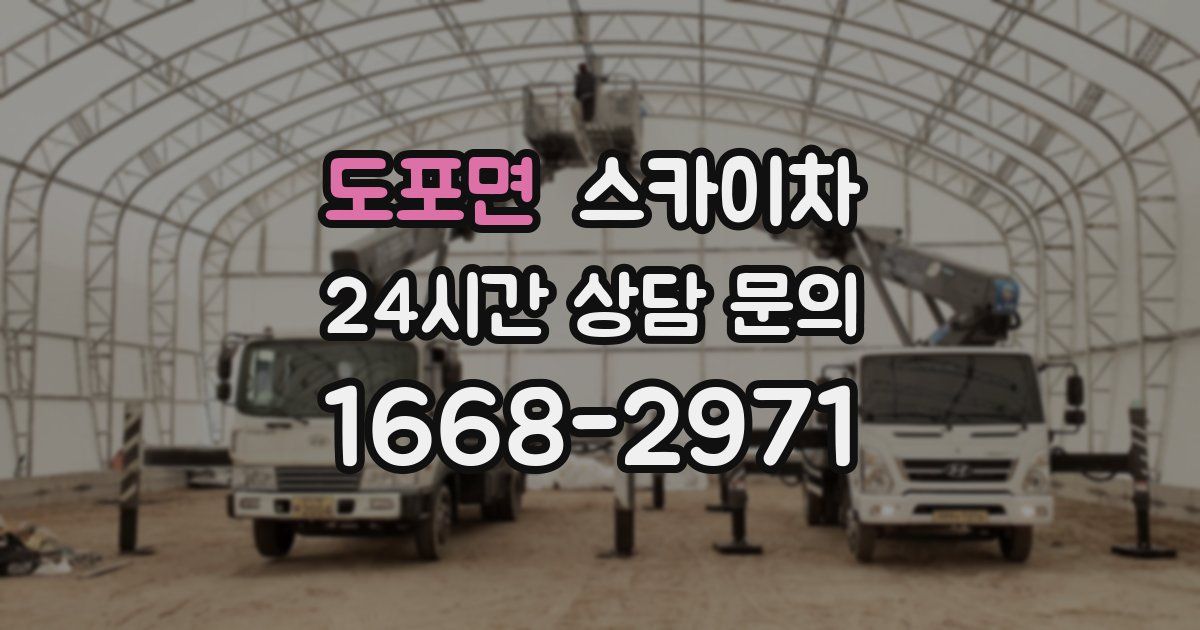 도포면 스카이차