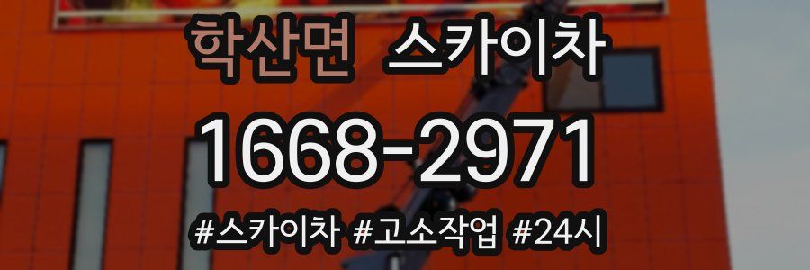 학산면 스카이차