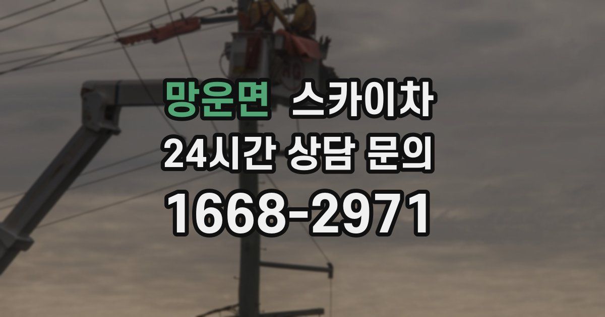 망운면 스카이차