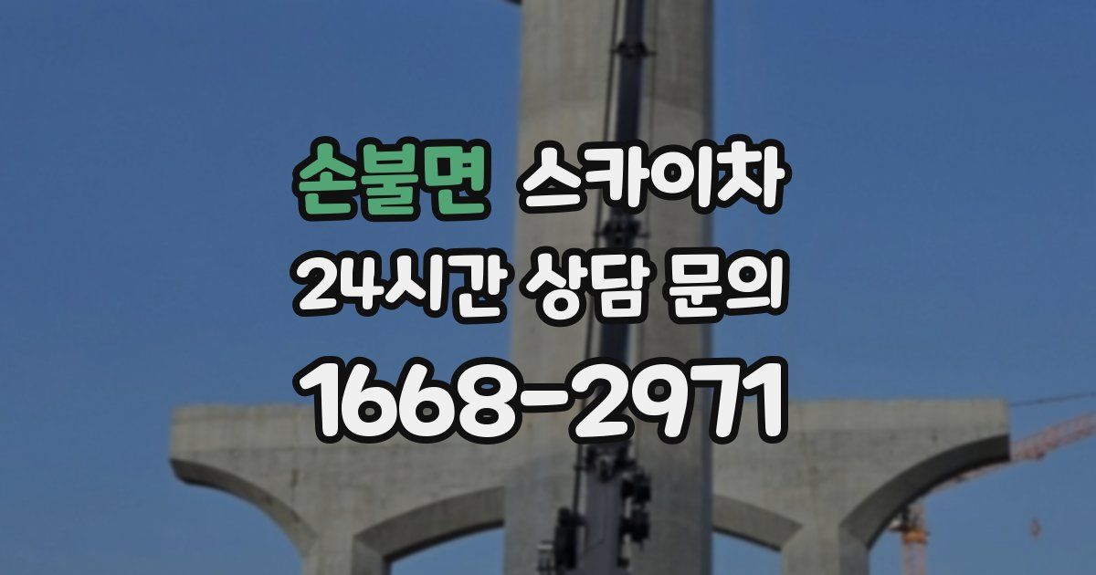 손불면 스카이차