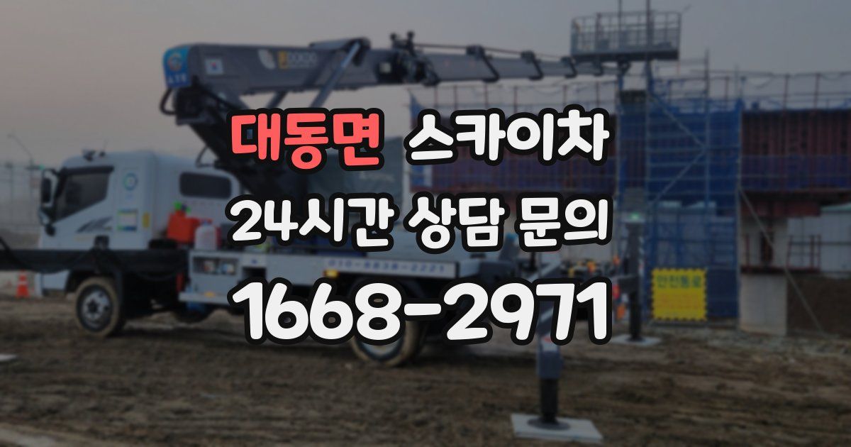 대동면 스카이차