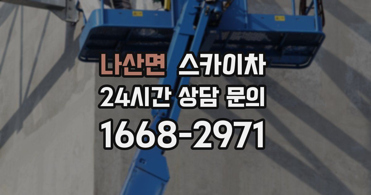 나산면 스카이차