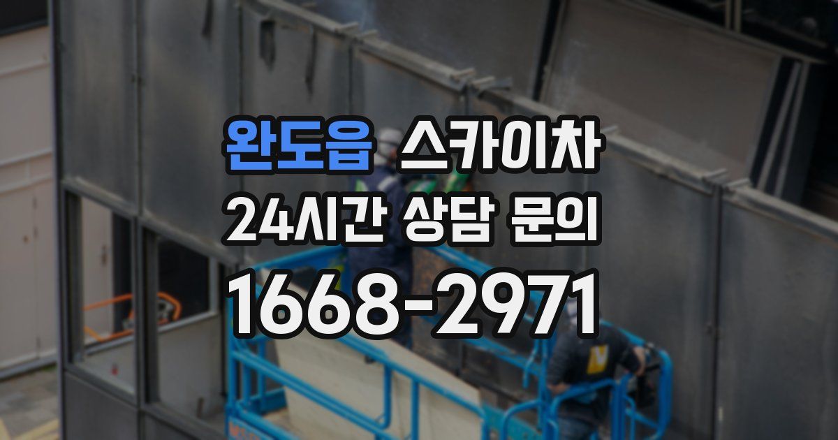 완도읍 스카이차