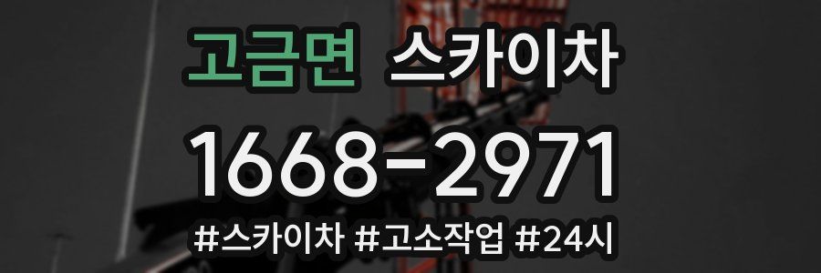 고금면 스카이차