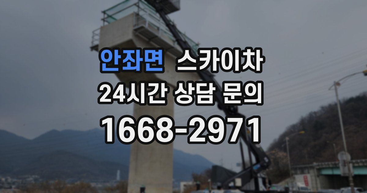 안좌면 스카이차