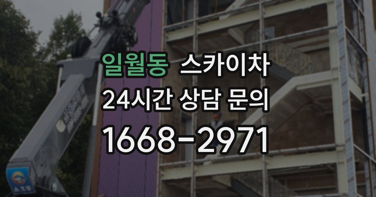 일월동 스카이차