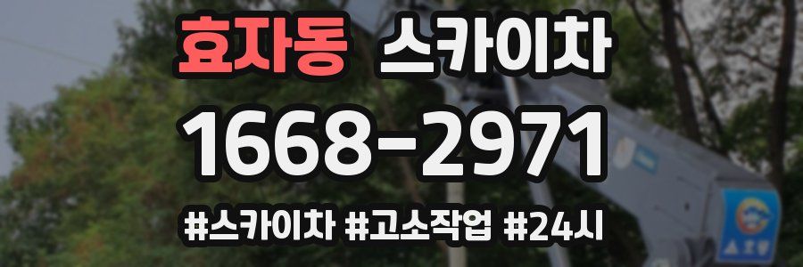 효자동 스카이차