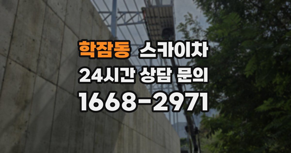 학잠동 스카이차