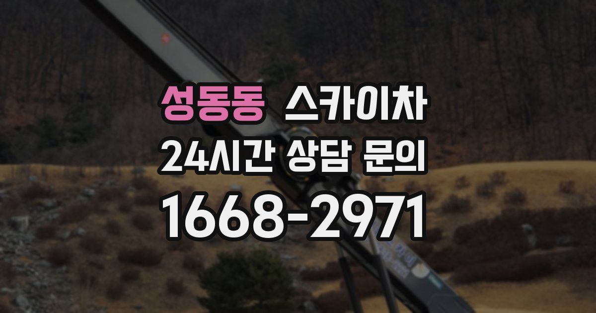 성동동 스카이차
