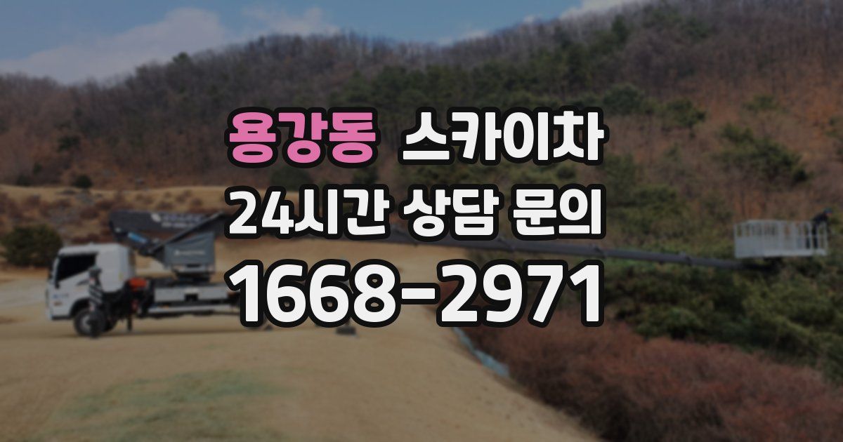 용강동 스카이차