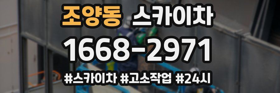 조양동 스카이차