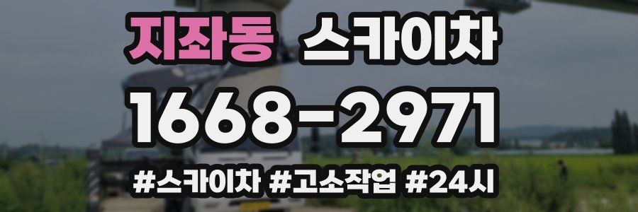 지좌동 스카이차