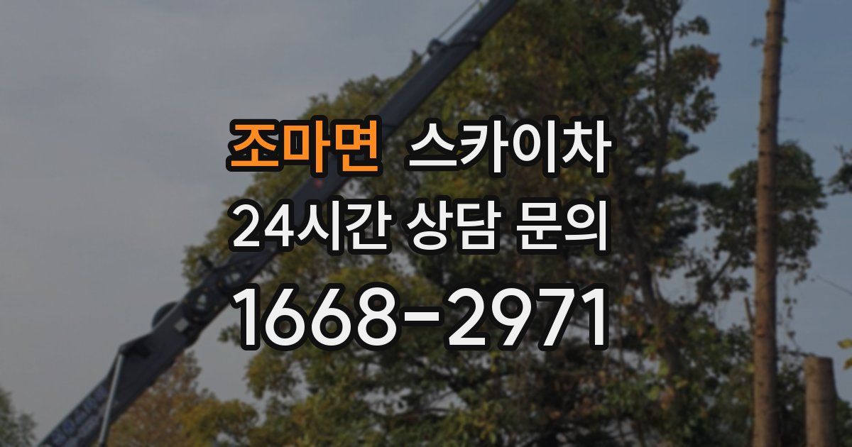 조마면 스카이차