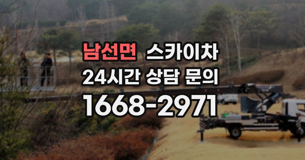 남선면 스카이차