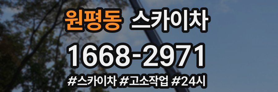 원평동 스카이차