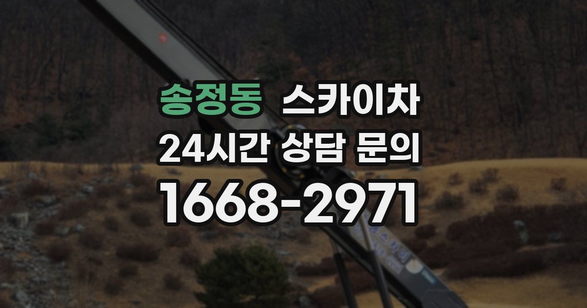 송정동 스카이차