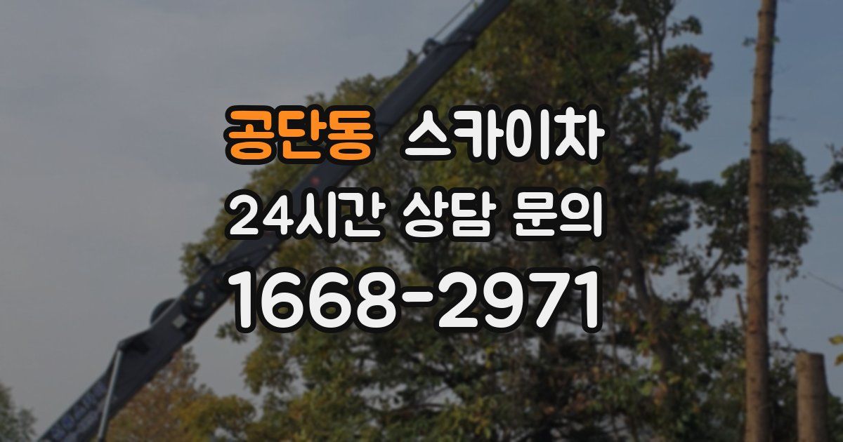 공단동 스카이차