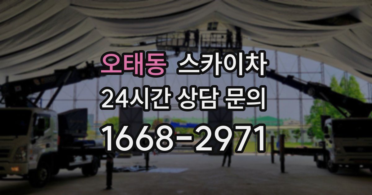 오태동 스카이차