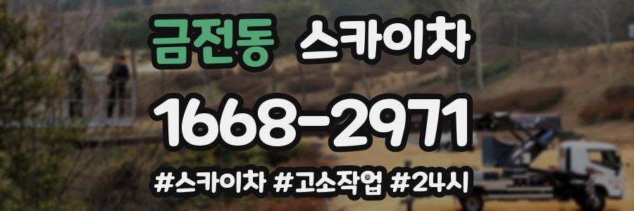 금전동 스카이차