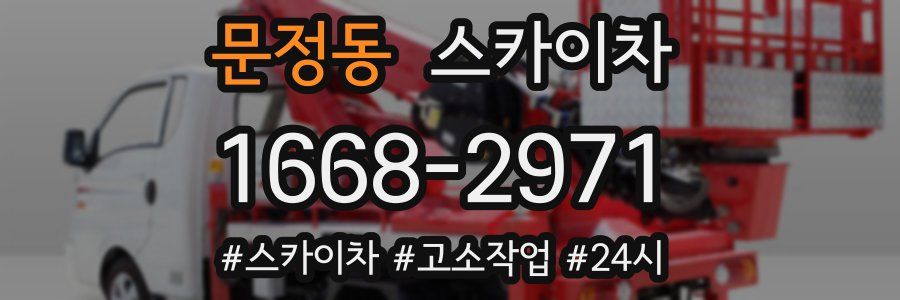 문정동 스카이차