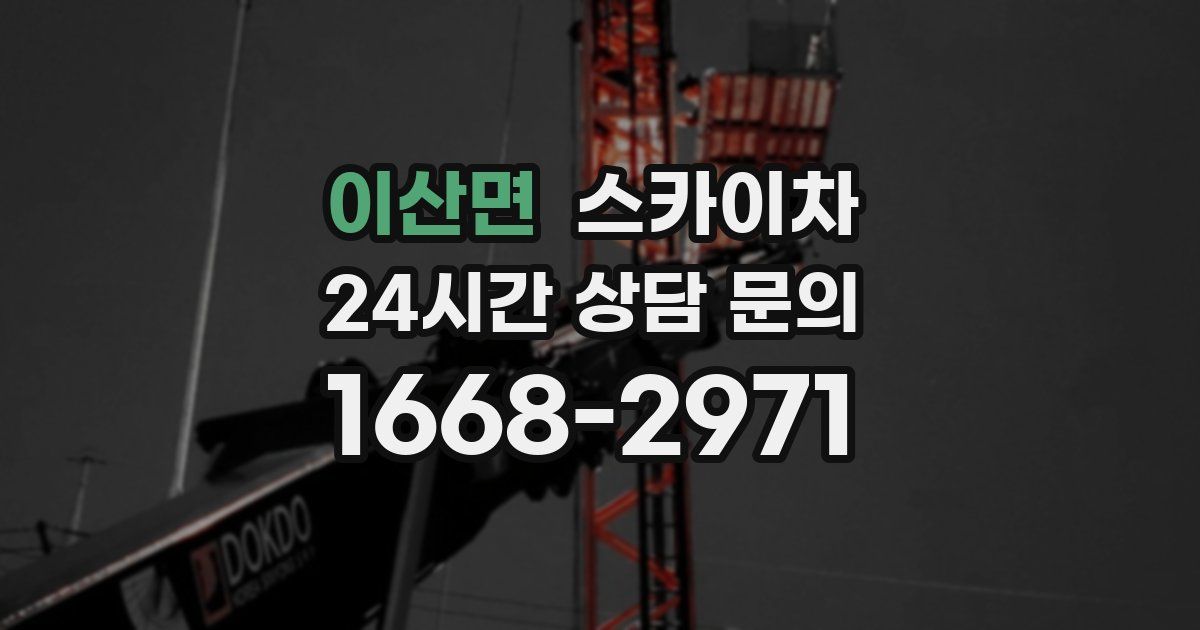 이산면 스카이차