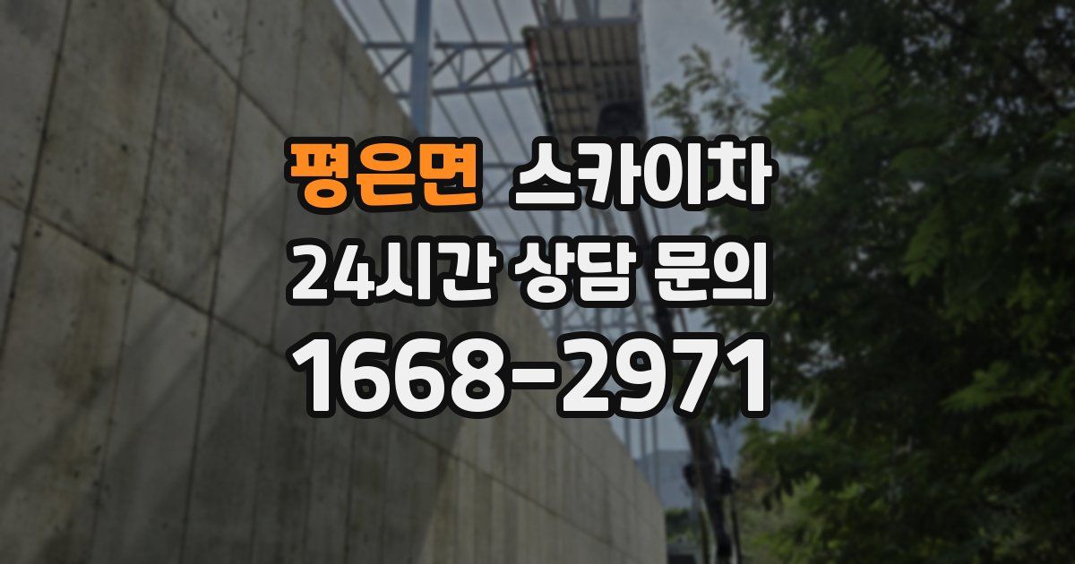 평은면 스카이차