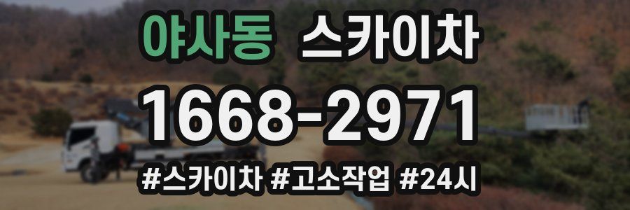 야사동 스카이차