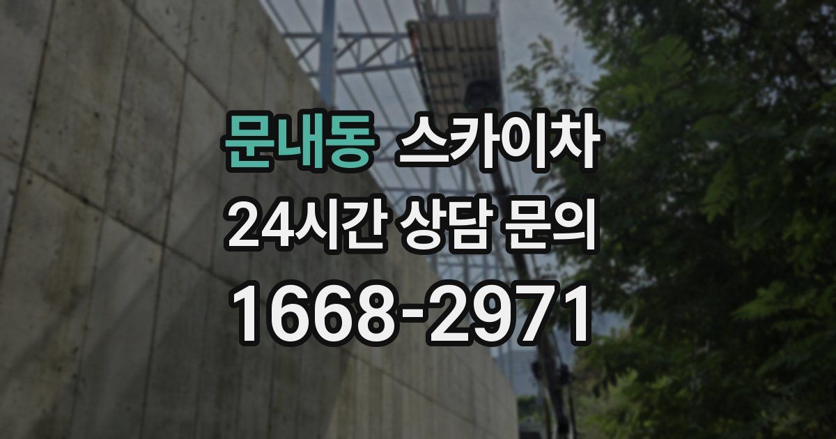 문내동 스카이차